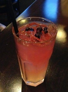 Absolutely delicious Huckleberry Lemonade, made with Idaho 44 North Huckleberry vodka.
