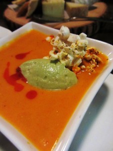 Red Pepper and Corn Soup