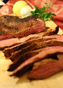 Chile Cocoa Rubbed Flank Steak Recipe