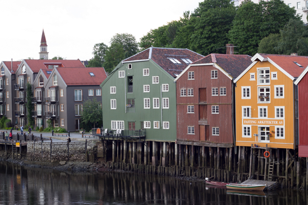 Norway-Trondheim riverbank