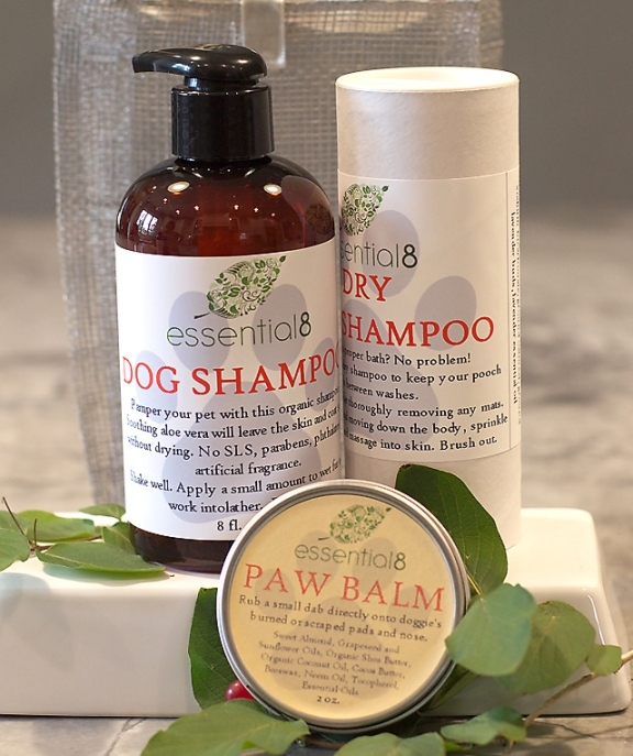 organic dog grooming products from essential8