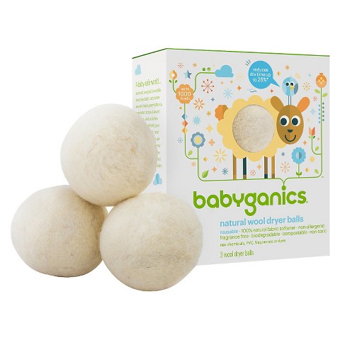 babyganics USA made wool dryer balls target
