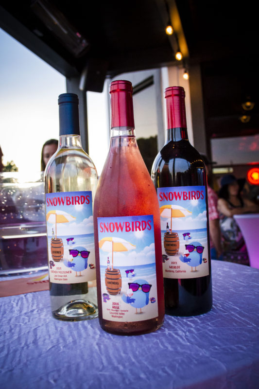 wine consulting agency FK Interactive - Snowbirds Vintners Launch Party
