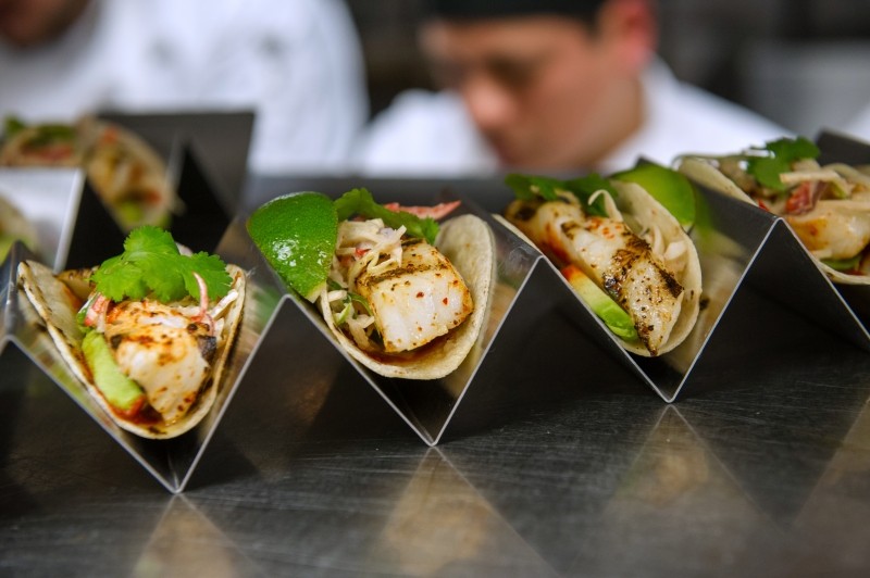 Grilled Sea Bass Tacos