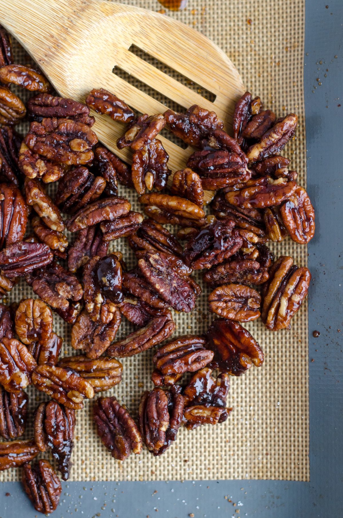 vegan sweet and spicy nuts snack recipe