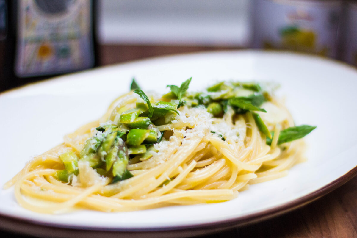 Spaghetti with Asparagus