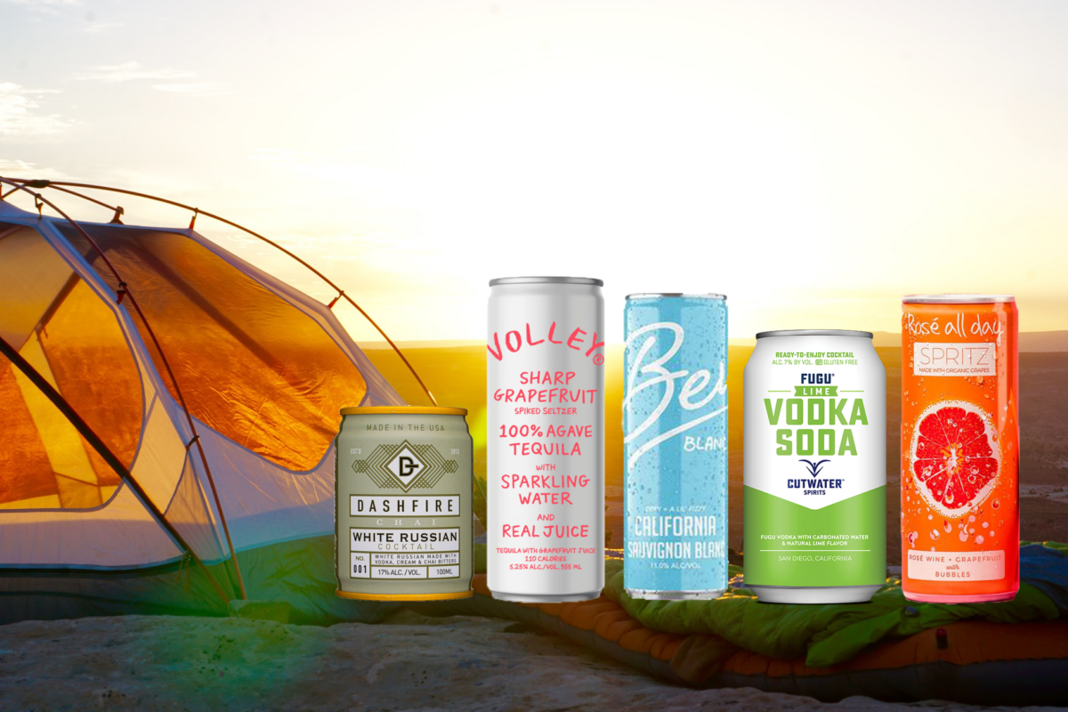 best canned drinks for camping outdoor parties